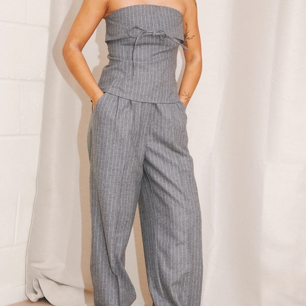 MATCHING SET: Hosbjerg Pipa Tube Top + Trouser Pants